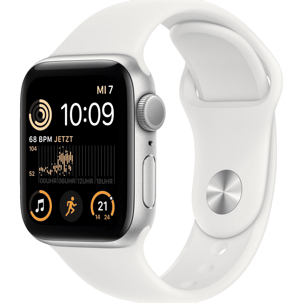Apple Watch SE (2022) | 40 mm | Silber | Gut | Aluminium | GPS + Cellular