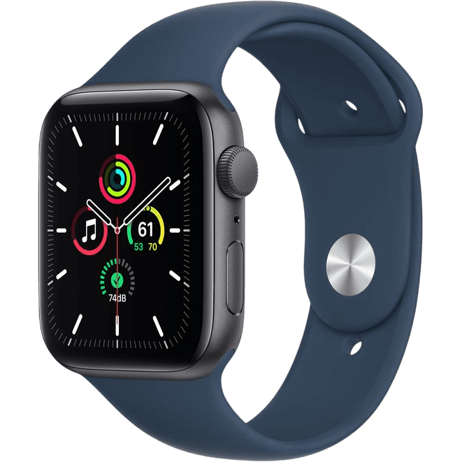 Apple Watch SE (2020) | 44 mm | Grau | Wie neu | Aluminium | GPS + Cellular
