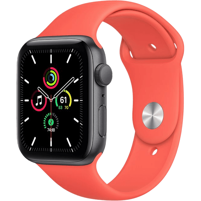 Apple Watch SE (2020) | 44 mm | Grau | Sehr gut | Aluminium | GPS + Cellular