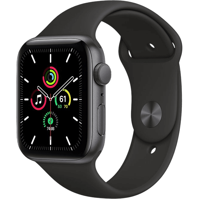 Apple Watch SE (2020) | 44 mm | Grau | Sehr gut | Aluminium | GPS + Cellular