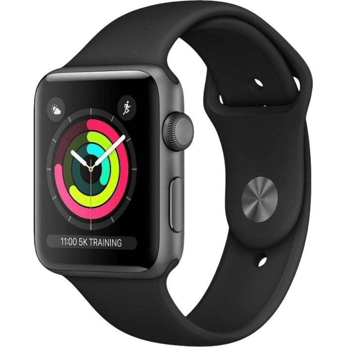 Apple Watch Series 3 (2017) | 42 mm | Schwarz | Wie neu | Aluminium | GPS + Cellular