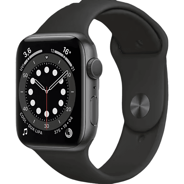 Apple Watch Series 6 (2020) | 44 mm | Grau | Gut | Aluminium | GPS + Cellular