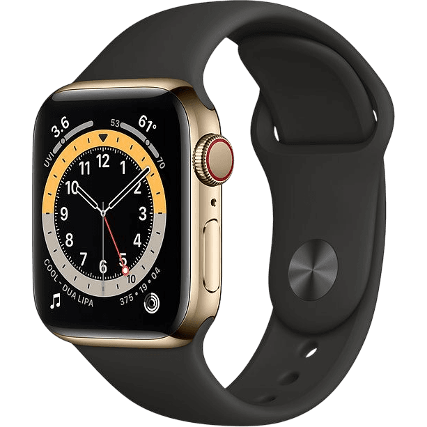 Apple Watch Series 6 (2020) | 40 mm | Gold | Wie neu | Edelstahl | GPS + Cellular