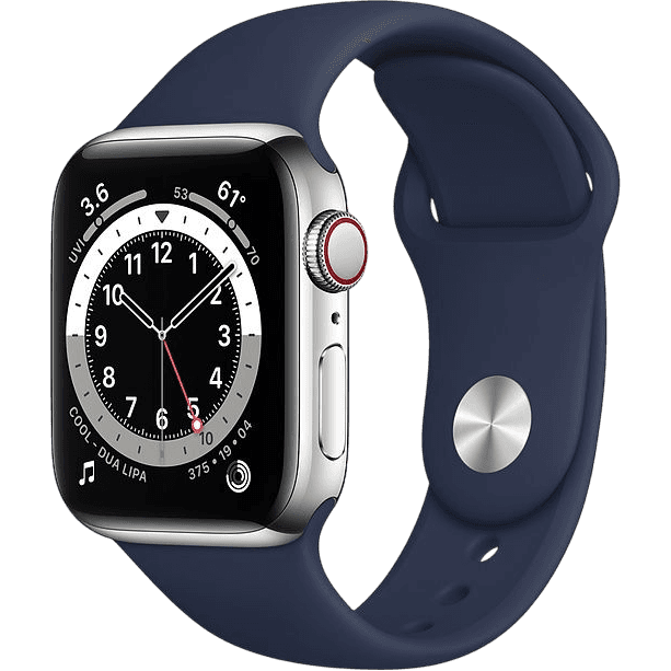 Apple Watch Series 6 (2020) | 40 mm | Silber | Wie neu | Edelstahl | GPS + Cellular