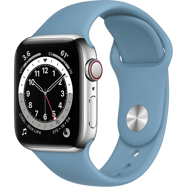 Apple Watch Series 6 (2020) | 40 mm | Silber | Wie neu | Edelstahl | GPS + Cellular