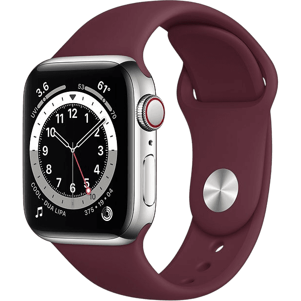 Apple Watch Series 6 (2020) | 40 mm | Silber | Sehr gut | Edelstahl | GPS + Cellular