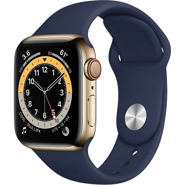 Apple Watch Series 6 (2020) | 44 mm | Gold | Gut | Edelstahl | GPS + Cellular
