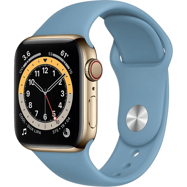 Apple Watch Series 6 (2020) | 44 mm | Gold | Wie neu | Edelstahl | GPS + Cellular