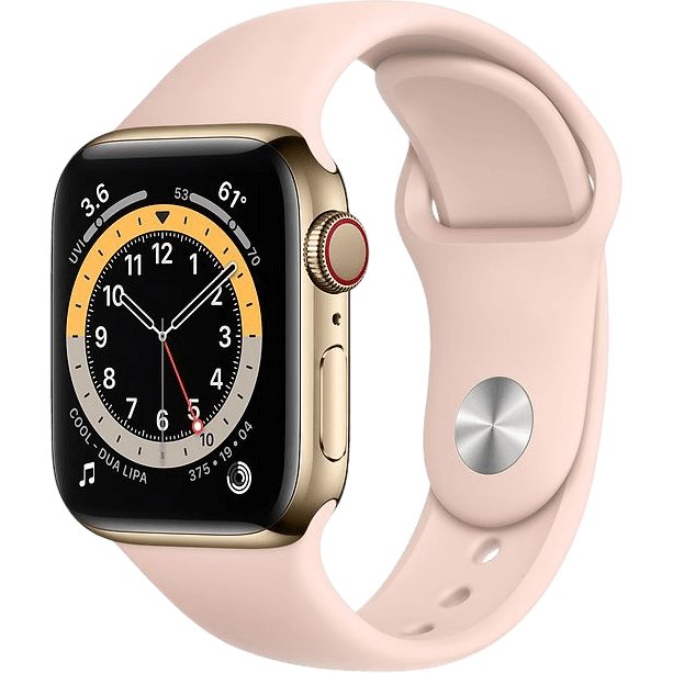 Apple Watch Series 6 (2020) | 44 mm | Gold | Gut | Edelstahl | GPS + Cellular