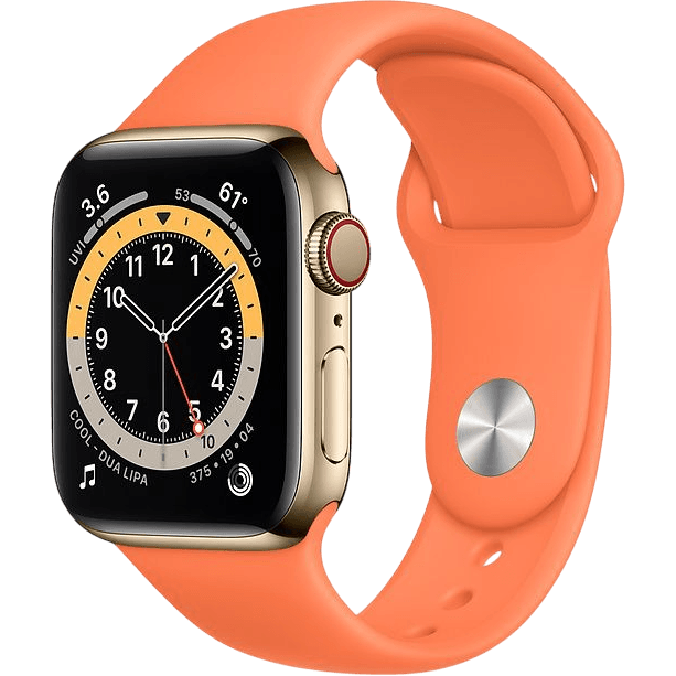 Apple Watch Series 6 (2020) | 44 mm | Gold | Wie neu | Edelstahl | GPS + Cellular