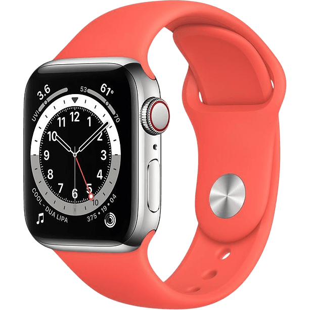Apple Watch Series 6 (2020) | 44 mm | Silber | Wie neu | Edelstahl | GPS + Cellular