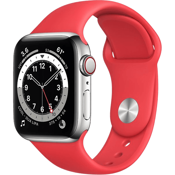 Apple Watch Series 6 (2020) | 44 mm | Silber | Wie neu | Edelstahl | GPS + Cellular