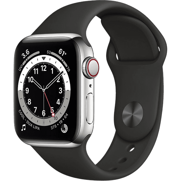 Apple Watch Series 6 (2020) | 44 mm | Silber | Sehr gut | Edelstahl | GPS + Cellular