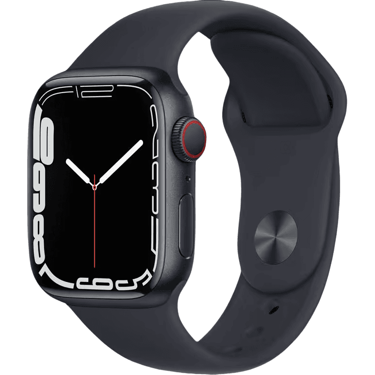 Apple Watch Series 7 (2021) | 45 mm | Schwarz | Sehr gut | Aluminium | GPS + Cellular