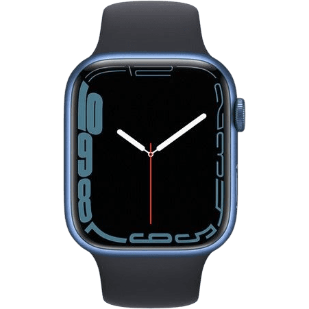 Apple Watch Series 7 (2021) | 45 mm | Blau | Sehr gut | Aluminium | GPS