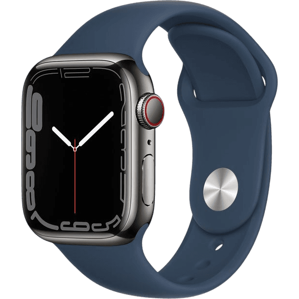 Apple Watch Series 7 (2021) | 41 mm | Grau | Wie neu | Edelstahl | GPS