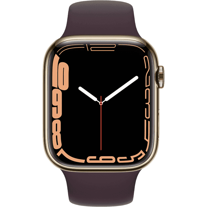 Apple Watch Series 7 (2021) | 45 mm | Gold | Wie neu | Edelstahl | GPS