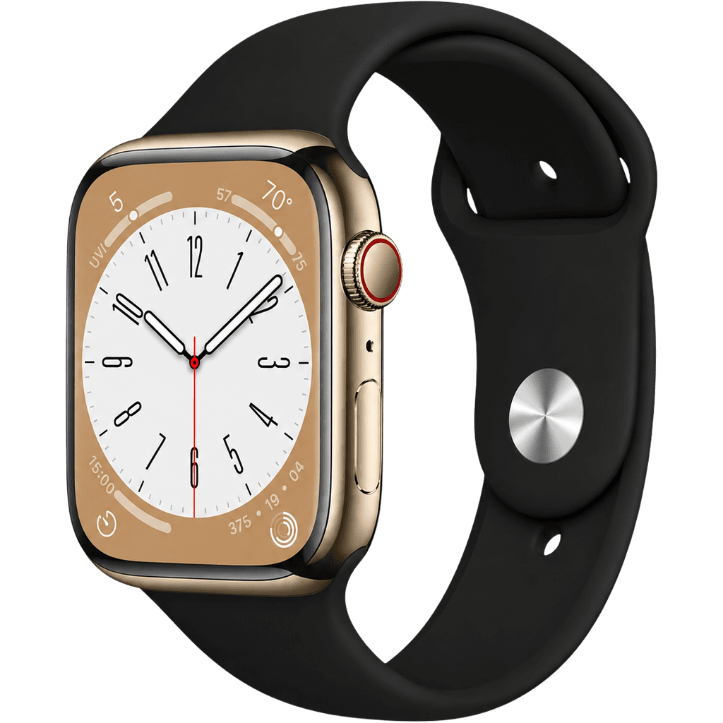 Apple Watch Series 8 (2022) | 45 mm | Gold | Sehr gut | Aluminium | GPS