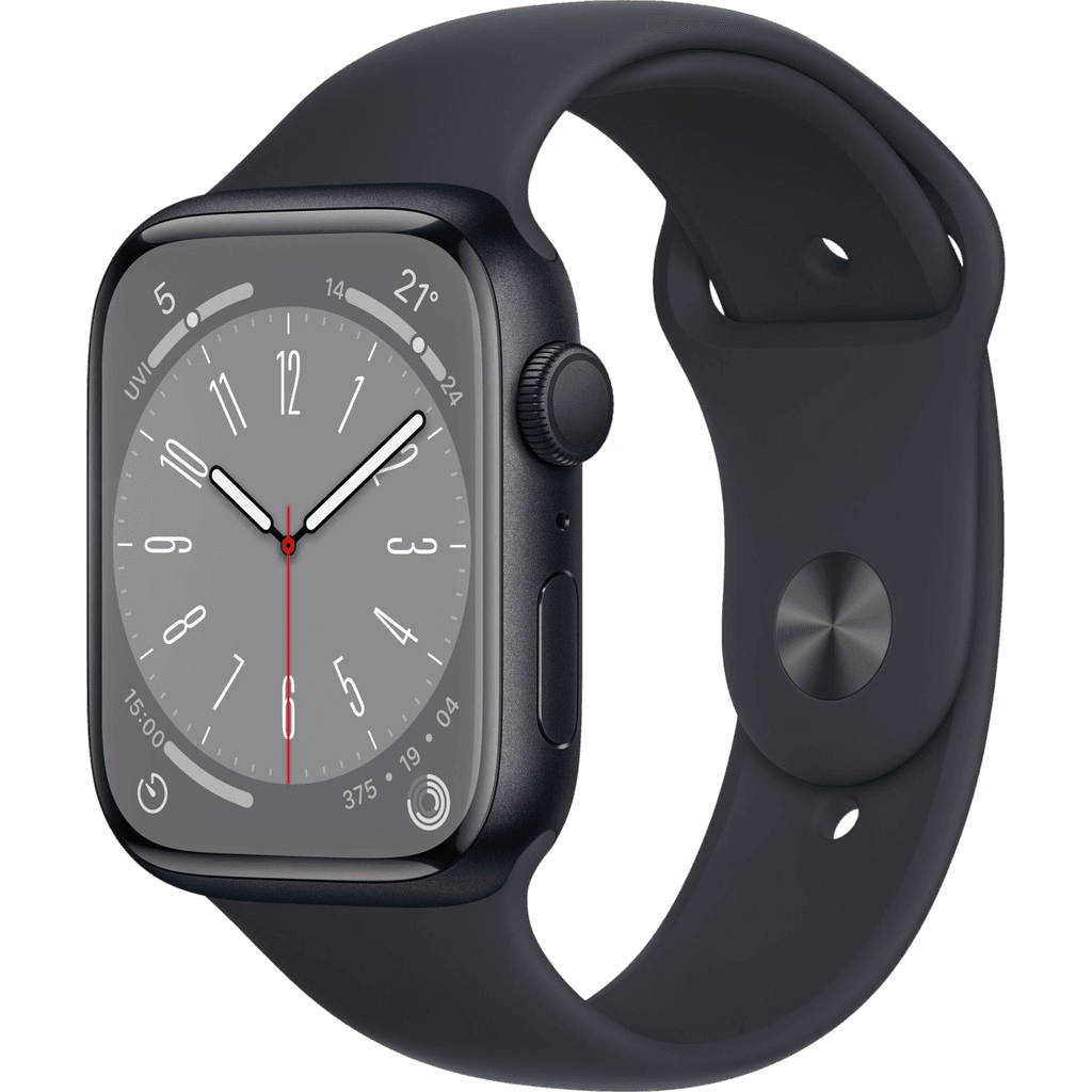 Apple Watch Series 8 (2022) | 45 mm | Schwarz | Wie neu | Aluminium | GPS