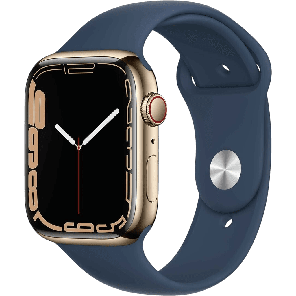 Apple Watch Series 8 (2022) | 41 mm | Gold | Sehr gut | Edelstahl | GPS + Cellular