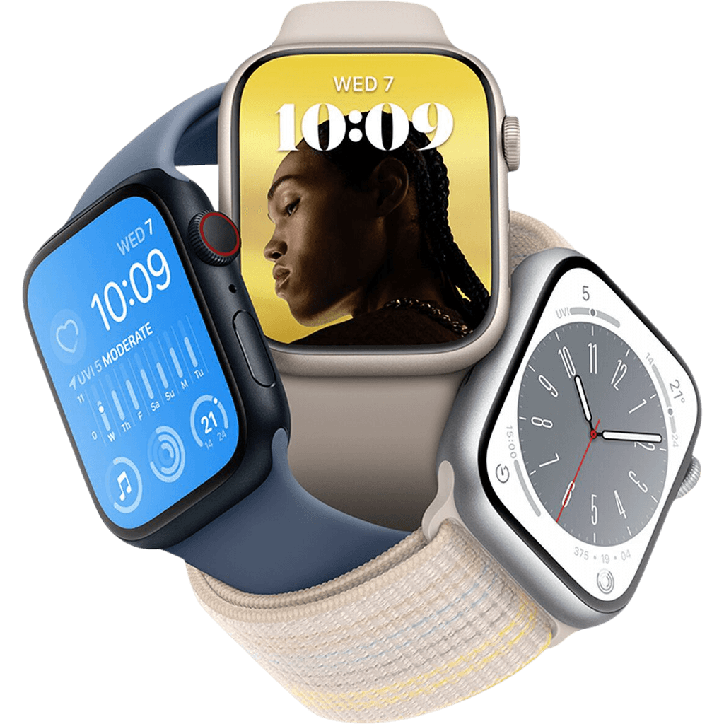 Apple Watch Series 8 (2022) | 45 mm | Gold | Wie neu | Edelstahl | GPS + Cellular