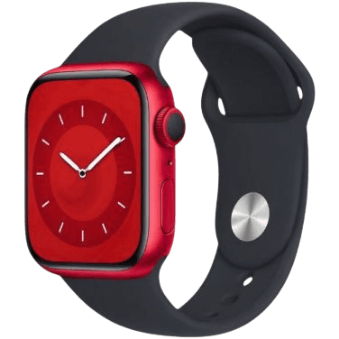 Apple Watch Series 9 (2023) | 41 mm | Rot | Sehr gut | Aluminium | GPS + Cellular