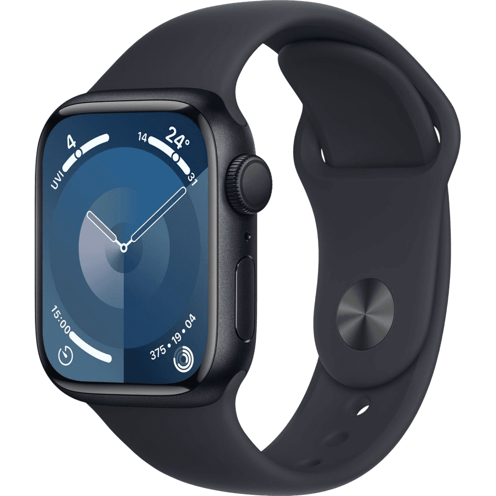 Apple Watch Series 9 (2023) | 41 mm | Schwarz | Gut | Aluminium | GPS + Cellular