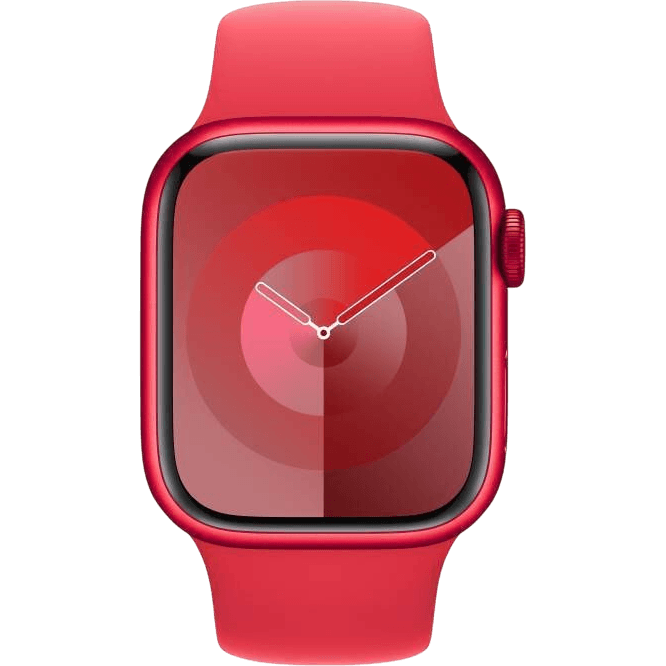 Apple Watch Series 9 (2023) | 41 mm | Rot | Sehr gut | Aluminium | GPS
