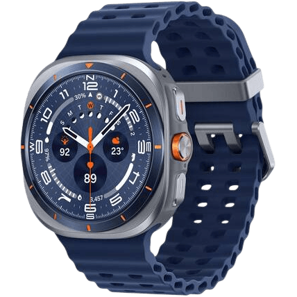 Samsung Watch Ultra (2025) | 47 mm | Blau | Gut | Titan | GPS + Cellular
